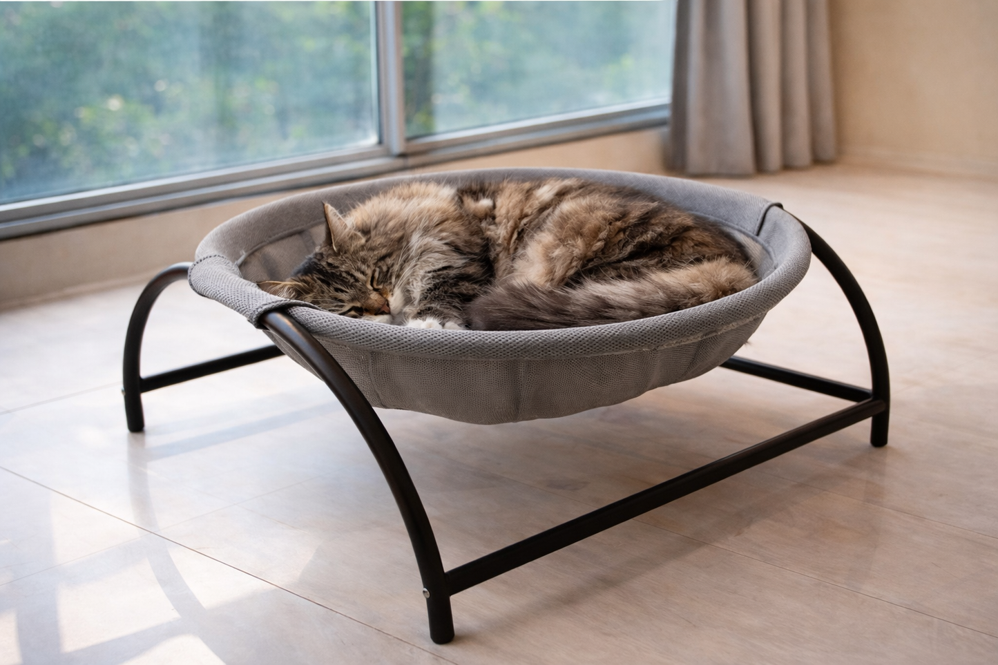 🐾 Pawzenni™ Verhoogde Comfort Kattenmand