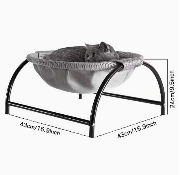 🐾 Pawzenni™ Verhoogde Comfort Kattenmand